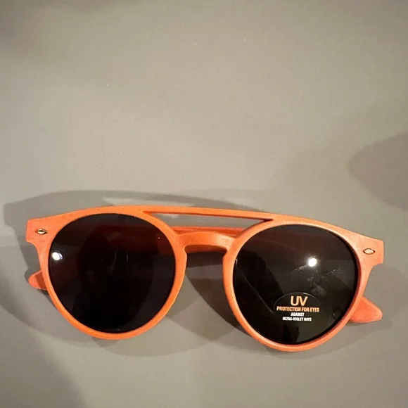 🆕Orange frame Unisex sunglasses UV protected Aperol Spritz - Picture 5 of 8